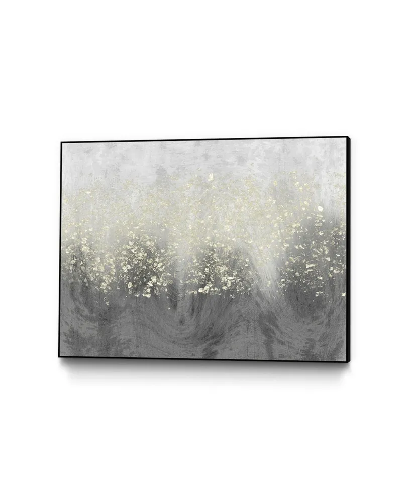 Giant Art 40" x 30" Glitter Swirl I Art Block Framed Canvas