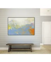 Giant Art 40" x 30" Lux Ii Art Block Framed Canvas