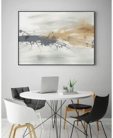 Giant Art 24" x 18" Kinetic Horizon I Art Block Framed Canvas