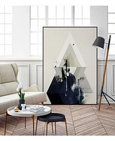 Giant Art 28" x 22" Beneath the Surface Iii Art Block Framed Canvas