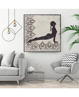 Giant Art 20" x 20" Bliss Iv Art Block Framed Canvas