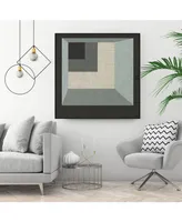 Giant Art 20" x 20" Geometric Perspective I Art Block Framed Canvas