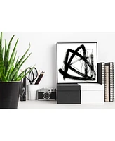 Giant Art 30" x 30" Tessellation Ix Art Block Framed Canvas