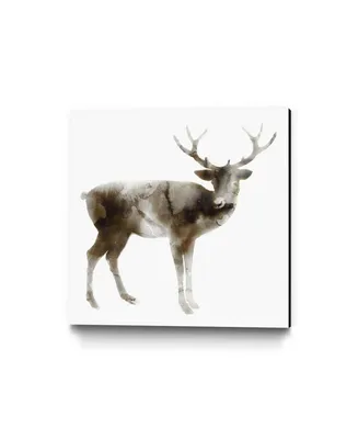 Giant Art 20" x 20" Stag Museum Mounted Canvas Print