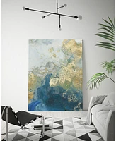 Giant Art 36" x 24" Ocean Splash Ii Museum Mounted Canvas Print