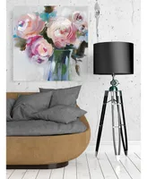 Giant Art 30" x 30" Bouquet Ii Museum Mounted Canvas Print