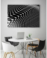 Giant Art 28" x 22" Interference Iv Museum Mounted Canvas Print