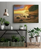 Giant Art 36" x 24" July Evening I Museum Mounted Canvas Print