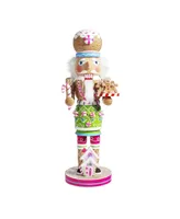 Kurt Adler 16-Inch Wooden Gingerbread Nutcracker