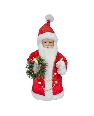 Kurt Adler 10-Inch Ul 10-Light Santa Treetop