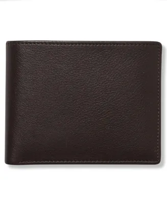 Perry Ellis Portfolio Men's Leather Park Avenue Bifold Wallet