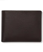 Perry Ellis Portfolio Men's Leather Park Avenue Bifold Wallet