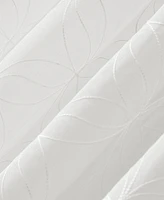 No. 918 Tamaryn Embroidered Trellis Sheer Rod Pocket Curtain Panel