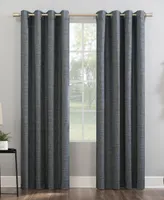 Kline Burlap Weave 52" x 84" Thermal Blackout Curtain Panel