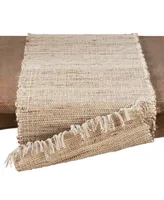 Saro Lifestyle 100% Jute Braided Table Runner