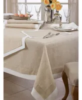 Saro Lifestyle Double Layer Table Runner with Thick Border Design