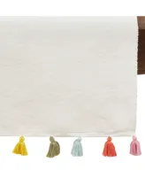 Saro Lifestyle Fiesta Tassel Long Table Runner