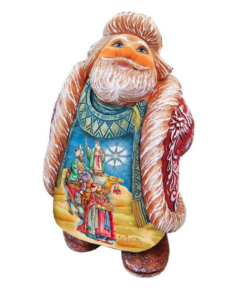 G.DeBrekht Three Kings Looking Up Santa Figurine