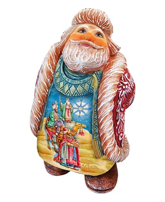 G.DeBrekht Three Kings Looking Up Santa Figurine