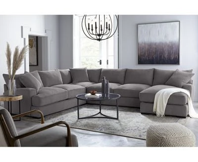 Rhyder Fabric Sectional Collection Created For Macys