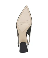 Franco Sarto Women's Racer Pointed Toe Block Heel Slingback Pumps