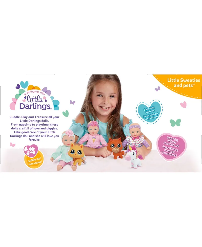 New Adventures Little Sweeties Pets Toy Baby Doll Play Set