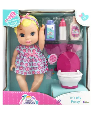 New Adventures Little Darlings It's My Potty Toy Baby Doll Play Set