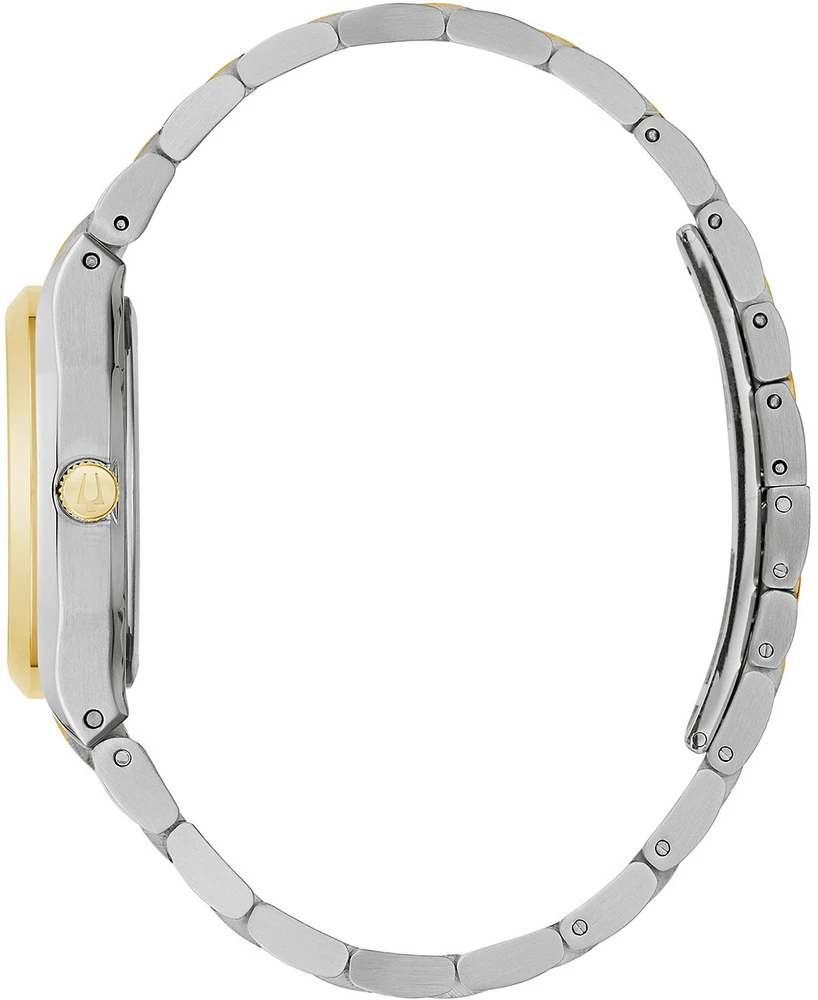 Bulova Women's Surveyor Two-Tone Stainless Steel Bracelet Watch 34mm, Created for Macy's