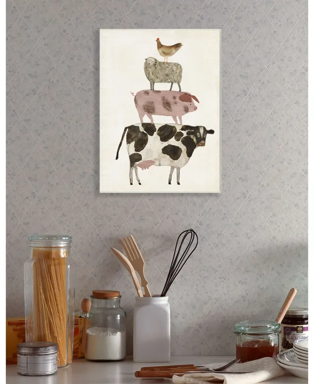 Farmhouse Kitchen Towels  Cow, Chicken, Sheep, Pig 