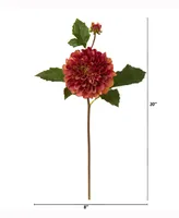 Nearly Natural 20in. Dahlia Artificial Flower Set of 6