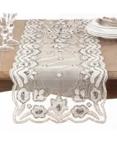 Saro Lifestyle Hand-Beaded Table Runner