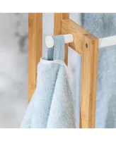 Honey Can Do 3-Tier Bamboo Bathroom Towel Rack