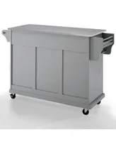 Crosley Stainless Steel Top Kitchen Cart, Island