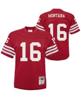 Mitchell & Ness Big Boys Joe Montana San Francisco 49ers Legacy Retired Player Jersey