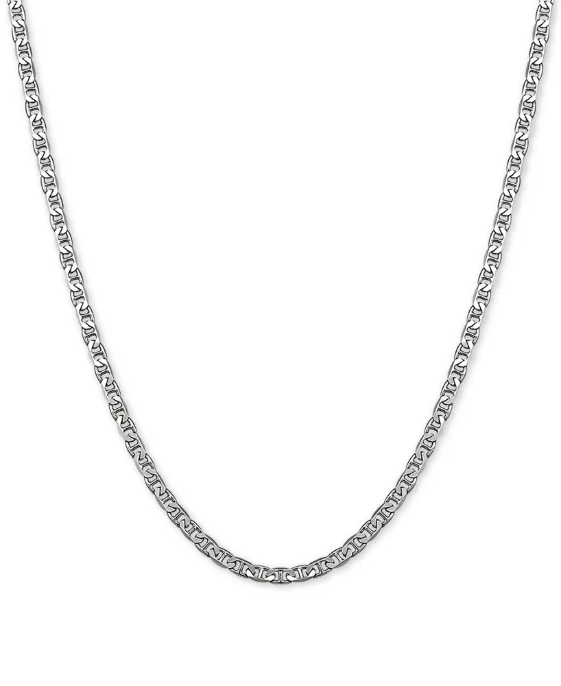 Mariner Link 18" Chain Necklace in Sterling Silver