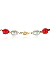 White Baroque Freshwater Cultured Pearl (12