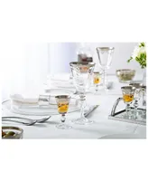 Classic Touch Set of 6 Liquor Glasses with Design