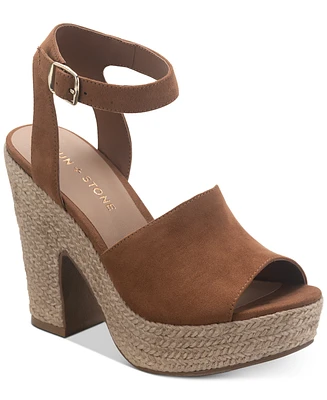 Sun + Stone Women's Fey Espadrille Platform Sandals, Created for Macy's