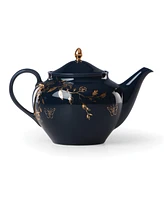 Lenox Sprig & Vine 32 Oz. Porcelain Teapot with gold tone accent