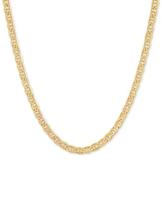 Mariner Link 22" Chain Necklace (3-1/2mm) 18k Gold-Plated Sterling or SilverSilver