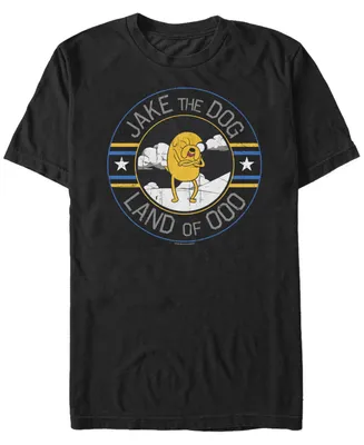 Fifth Sun Men's Adventure Time Jake The Dog Land of Ooo Short Sleeve T- shirt