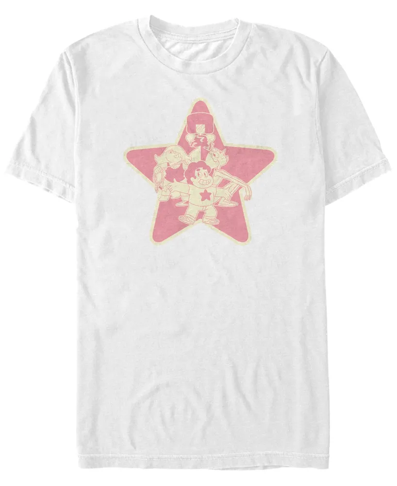 Fifth Sun Men's Steven Universe Star Group Logo Short Sleeve T- shirt