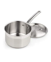 Cook N Home 8-Piece Professional Stainless Steel Kitchen Cookware Sets, Silver