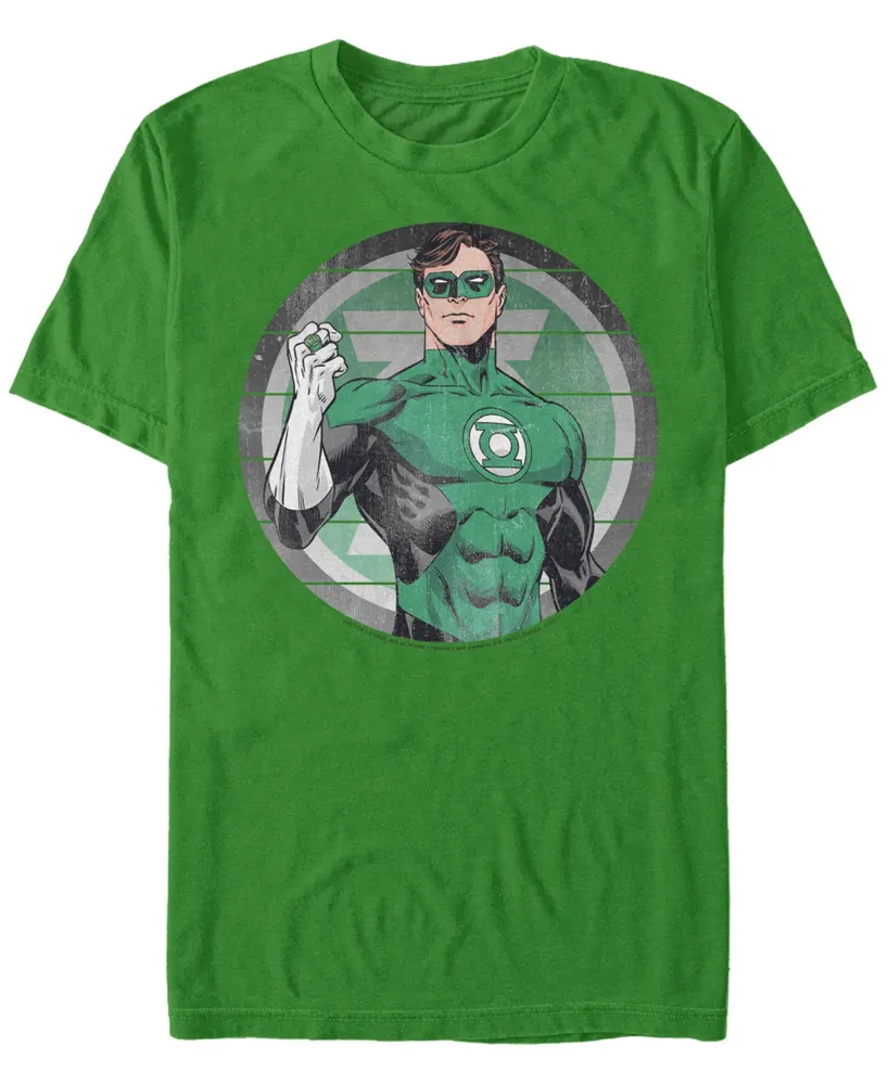 Fifth Sun Dc Men's Green Lantern Comic Portrait Short Sleeve T-Shirt