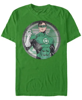 Fifth Sun Dc Men's Green Lantern Comic Portrait Short Sleeve T-Shirt
