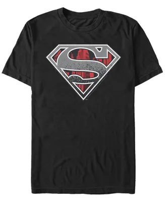 Fifth Sun Dc Men's Superman Concrete Logo Short Sleeve T-Shirt