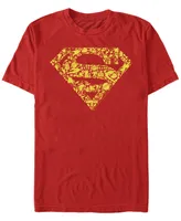 Fifth Sun Dc Men's Superman Icon Filled Logo Short Sleeve T-Shirt