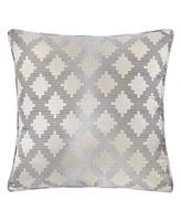 Homey Cozy Ellie Satin Jacquard Decorative Pillow, 20" x 20"