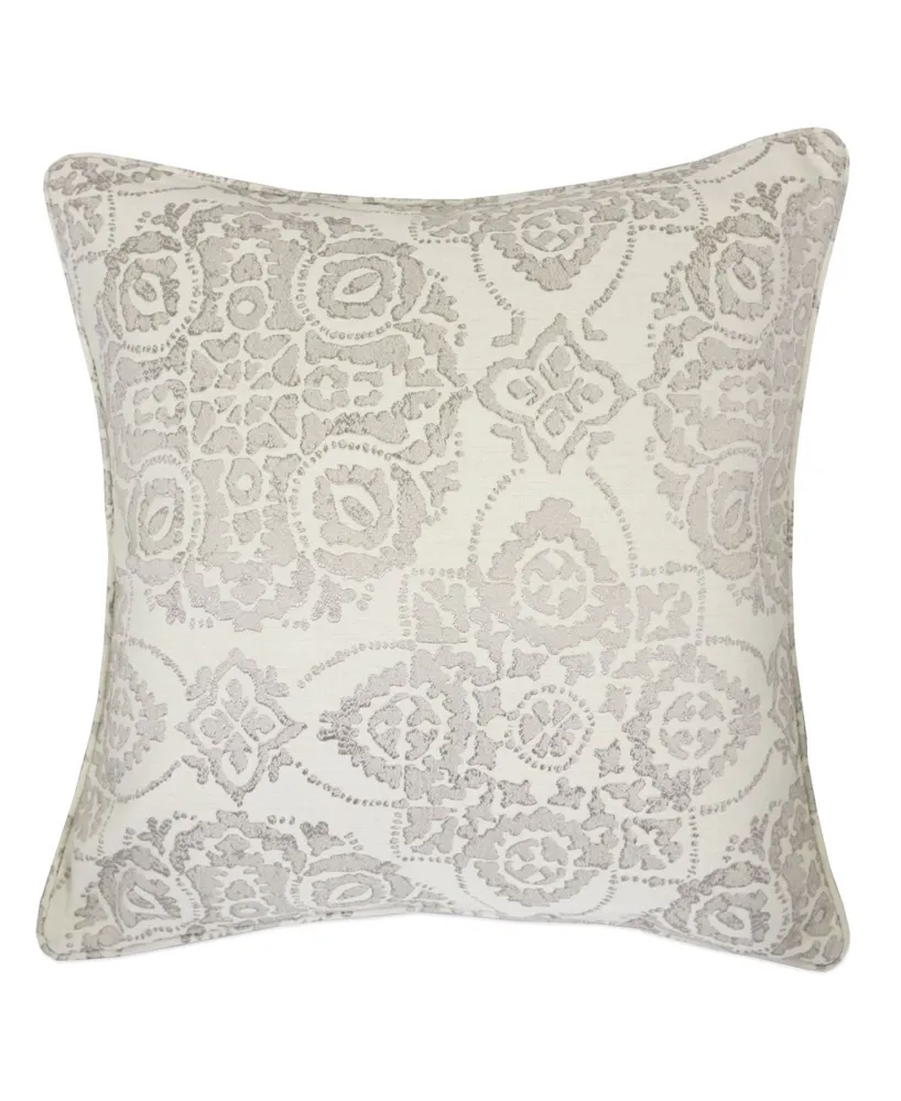 Homey Cozy Harper Jacquard Square Decorative Throw Pillow