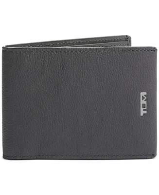 Tumi Men's Double Billfold Leather Wallet